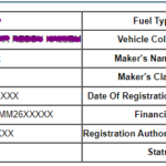 Registration Number Search By Chassis Number