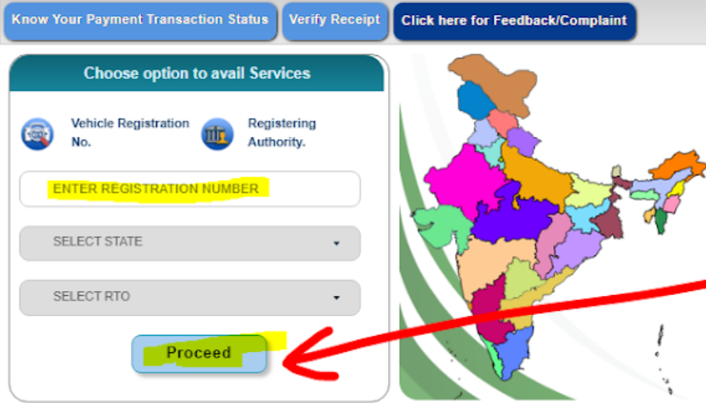 How to Download Vehicle Application Receipt - Vehicle details Info