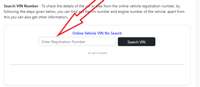 How to Find Engine Number and Chassis Number Online - Vehicle details Info